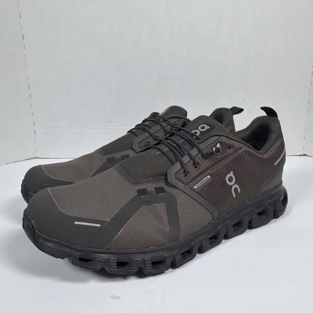 On Cloud 6 Waterproof All Black Shoes Men's 12